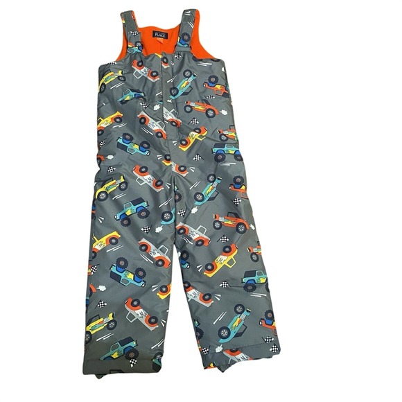 The Children's Place Other - Children's Place Boys Race car Snow Bib Overalls Size 5t Ski Pants Winter